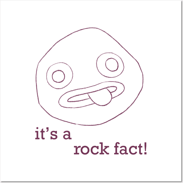 rock fact! Wall Art by bienve